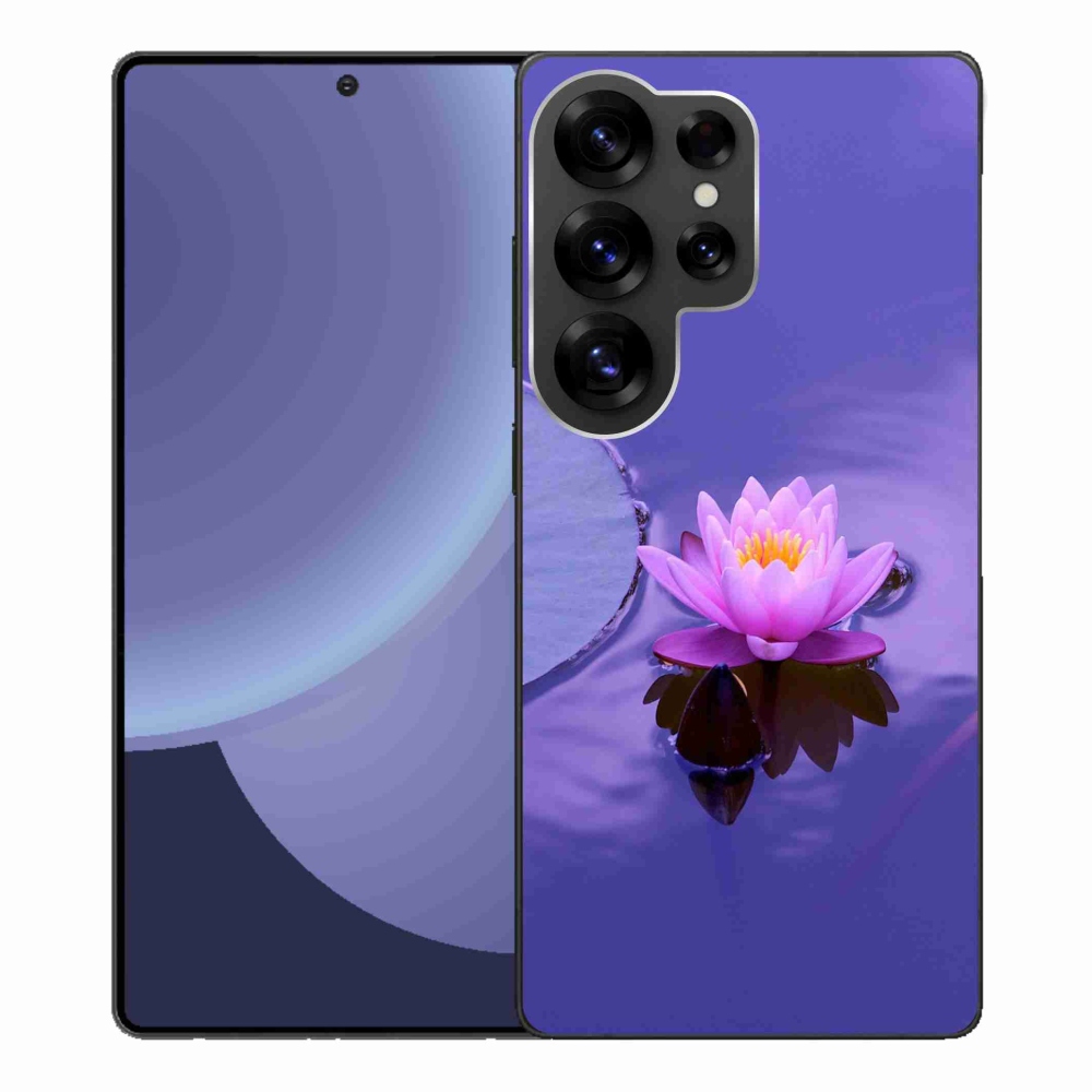 Gél borítás mmCase Samsung Galaxy S25 Ultra - virág a felületen