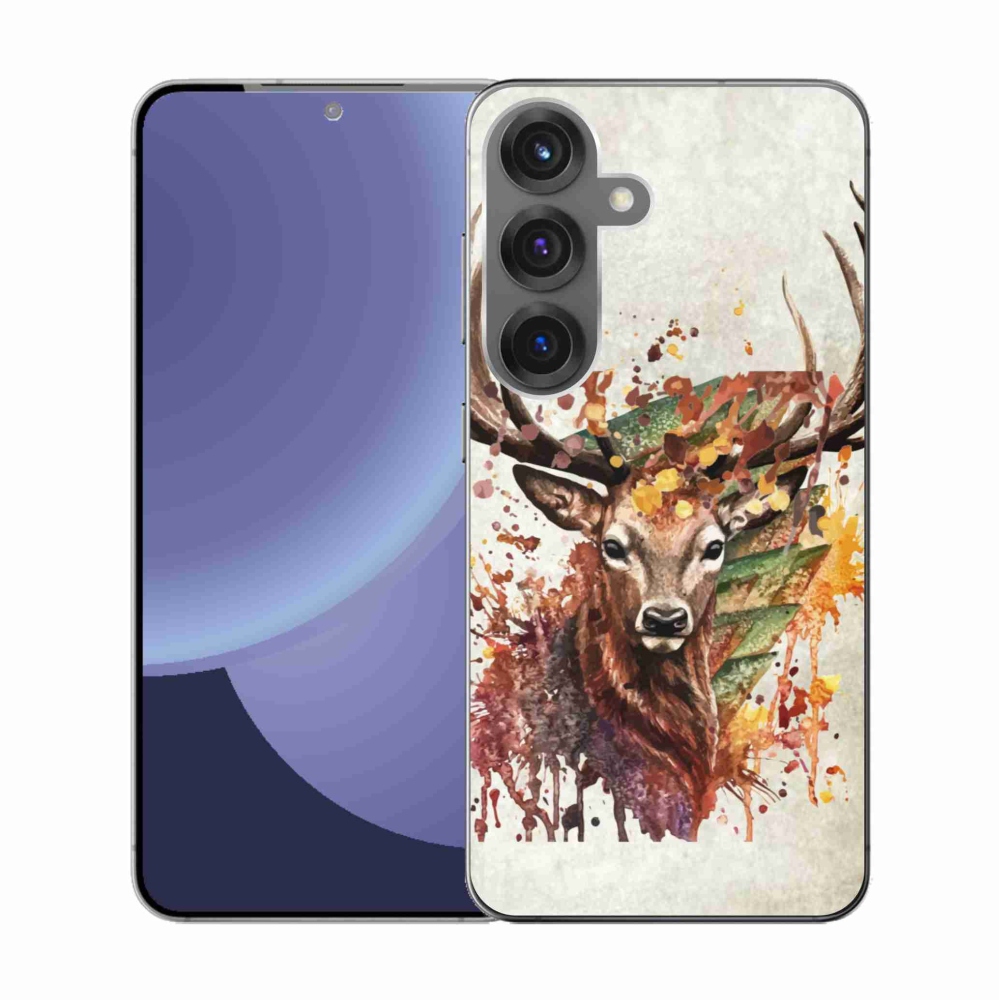 Zselés borítás mmCase Samsung Galaxy S25 - szarvas 1