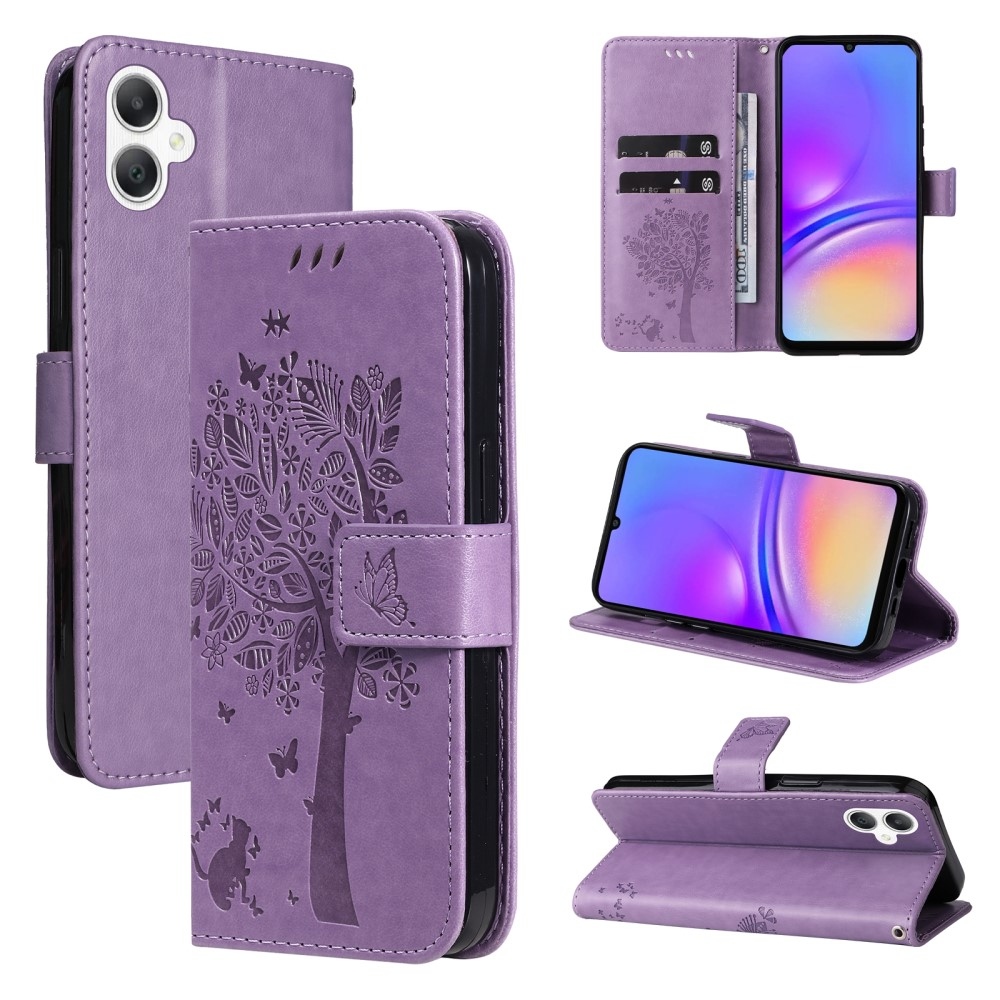 Fák könyve tok Samsung Galaxy A06 4G - világos lila