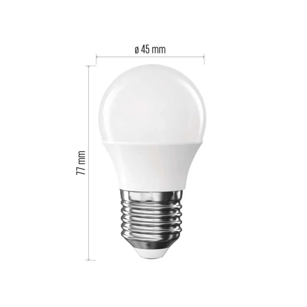 LED izzó Classic Mini Globe / E27 / 4,2 W (40 W) / 470 lm / meleg fehér