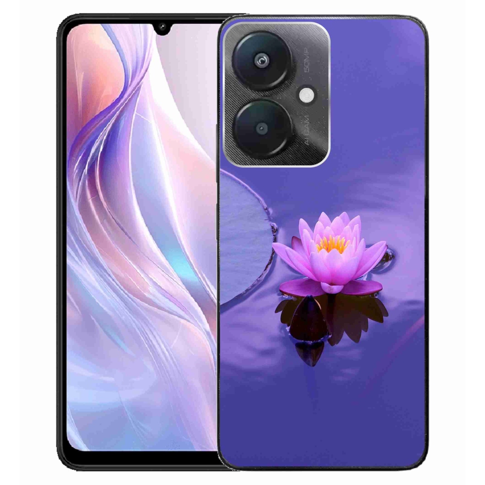 Gél tok mmCase a Xiaomi Redmi 13C 5G számára - virág a felületen