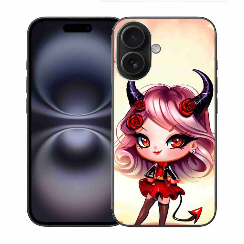 Gél borítás mmCase iPhone 16 készülékhez - rajzfilm ördög