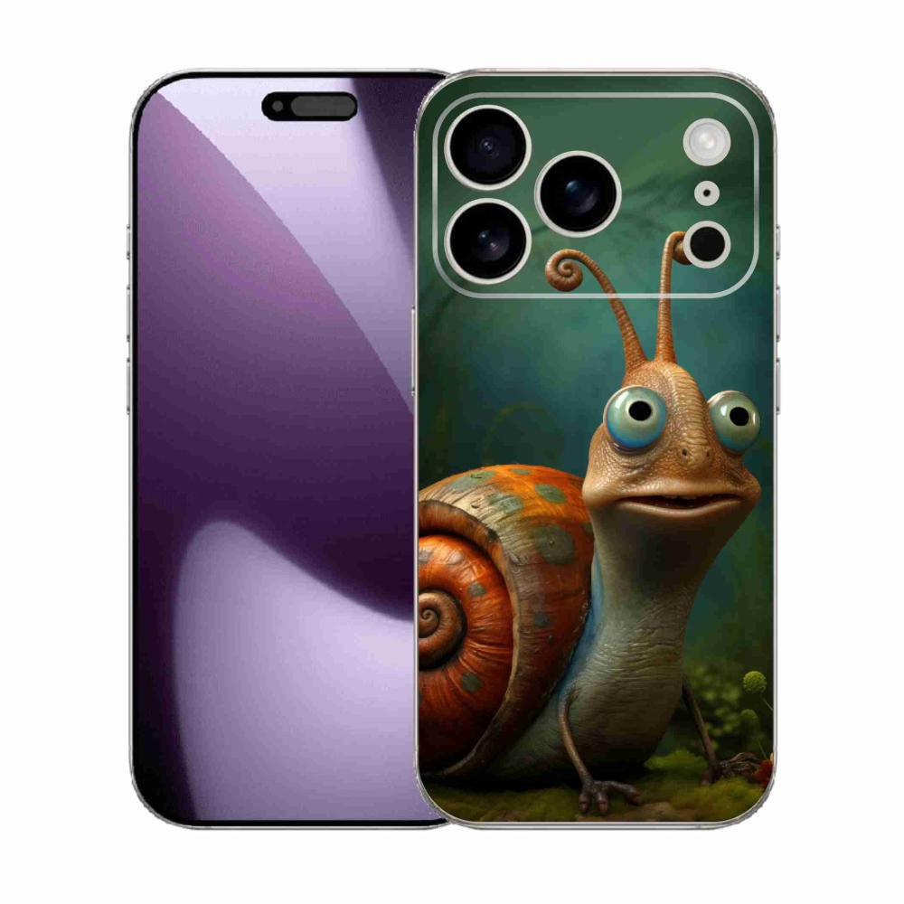 Gél védőburkolat mmCase iPhone 17 Pro készülékhez - csiga