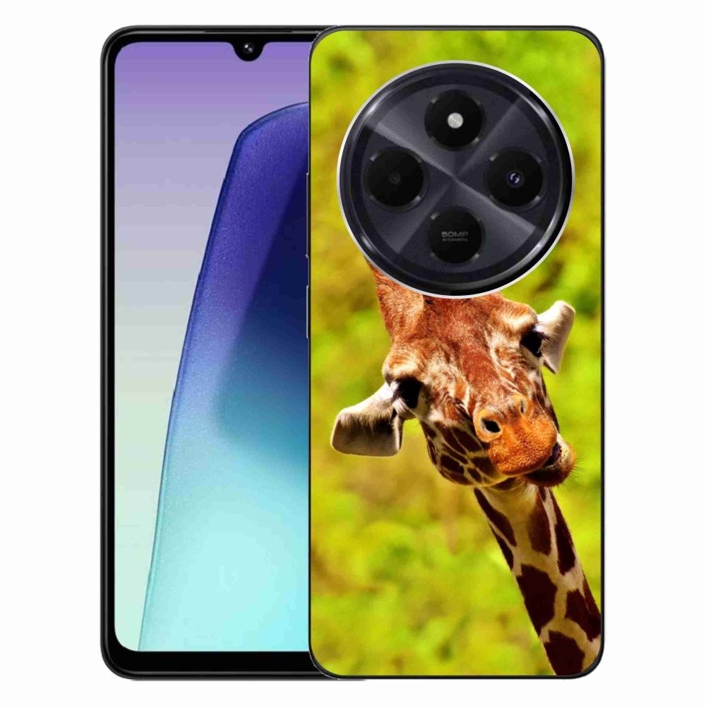 Gél borítás mmCase a Xiaomi Redmi 14C/Poco C75-hez - zsiráf