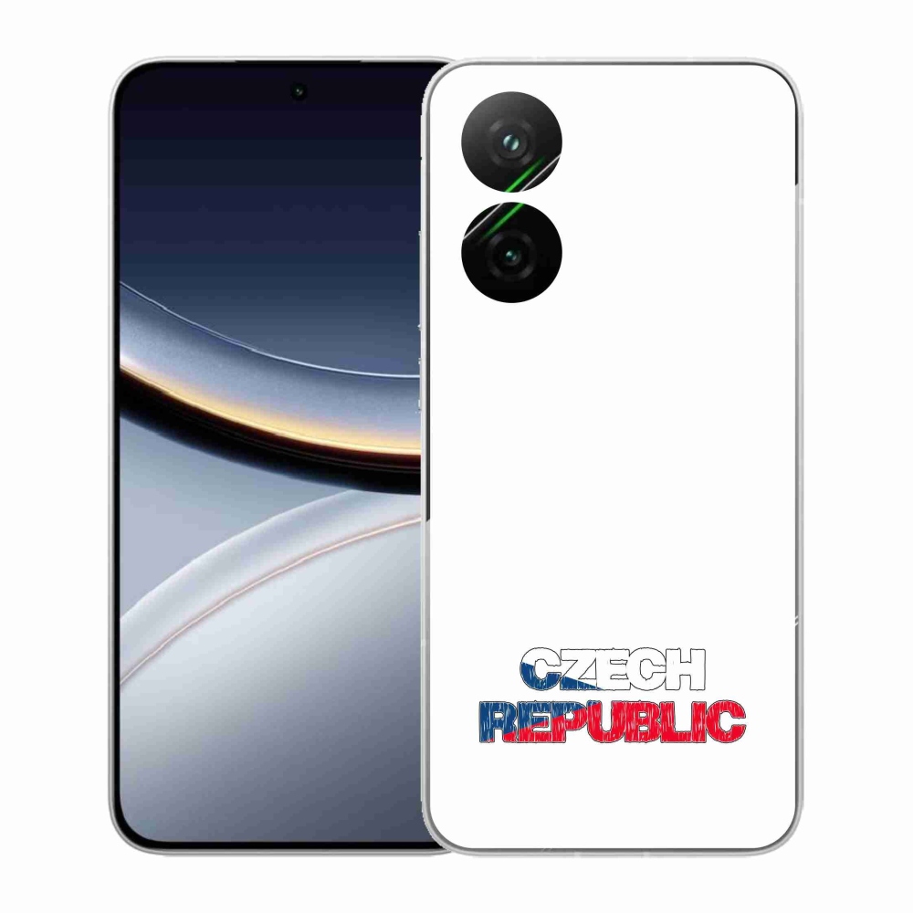 Gél borító mmCase a Xiaomi Poco F7 5G - Csehország fehér háttérhez