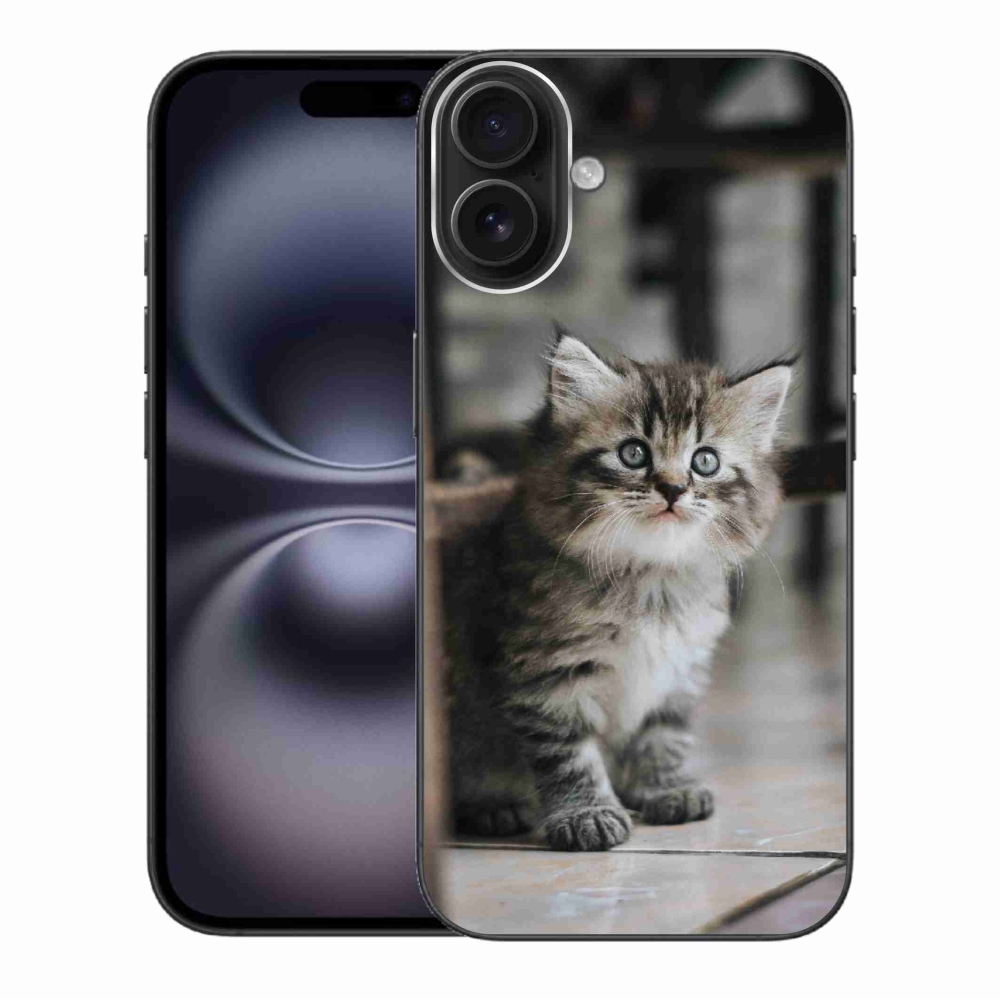 Zselés borítás mmCase iPhone 16 Plus készülékhez - cica