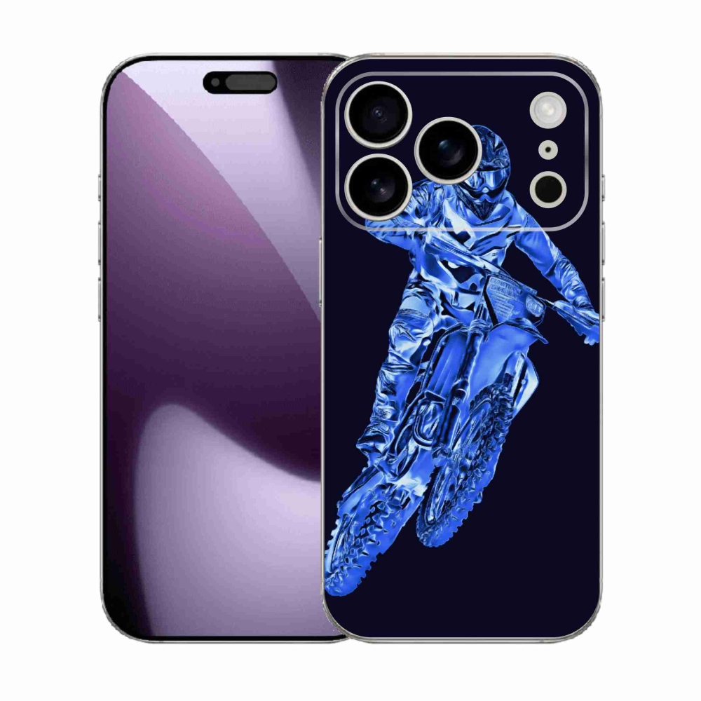 Zselés borítás mmCase iPhone 17 Pro készülékhez - motocross 1
