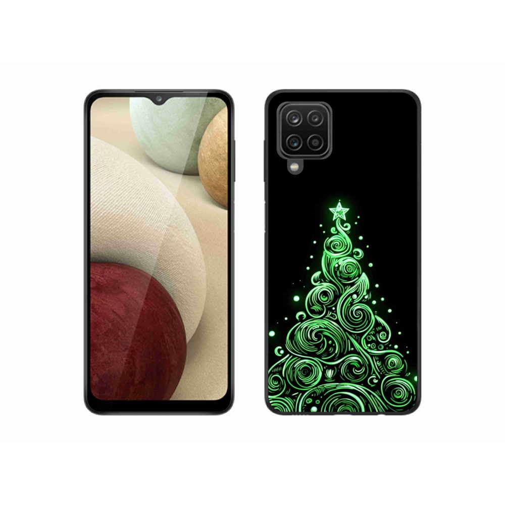 Gél borítás mmCase Samsung Galaxy M12 - neon karácsonyfa 3