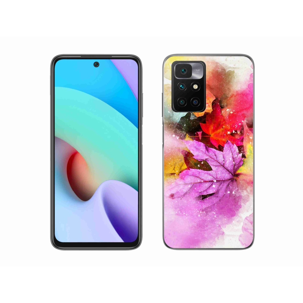 Gél borítás mmCase a Xiaomi Redmi 10/Redmi 10 (2022) - színes levelek