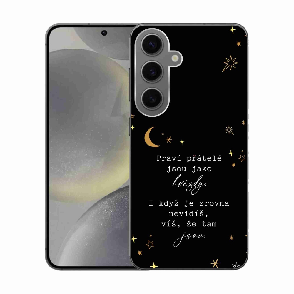 Gél borítás mmCase Samsung Galaxy S24 - idézem 6 fekete háttérrel