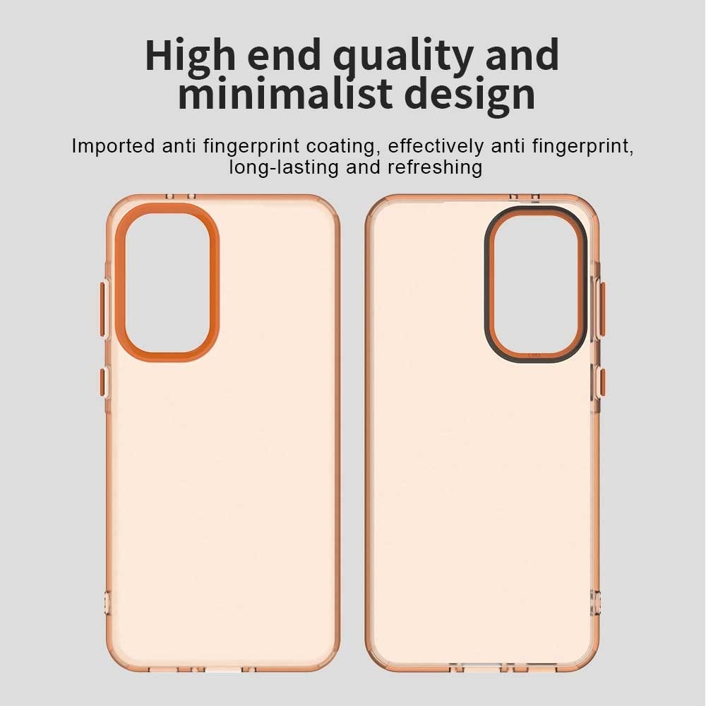 Candy matt zselés tok Samsung Galaxy A36 5G/A56 5G - narancssárga színben