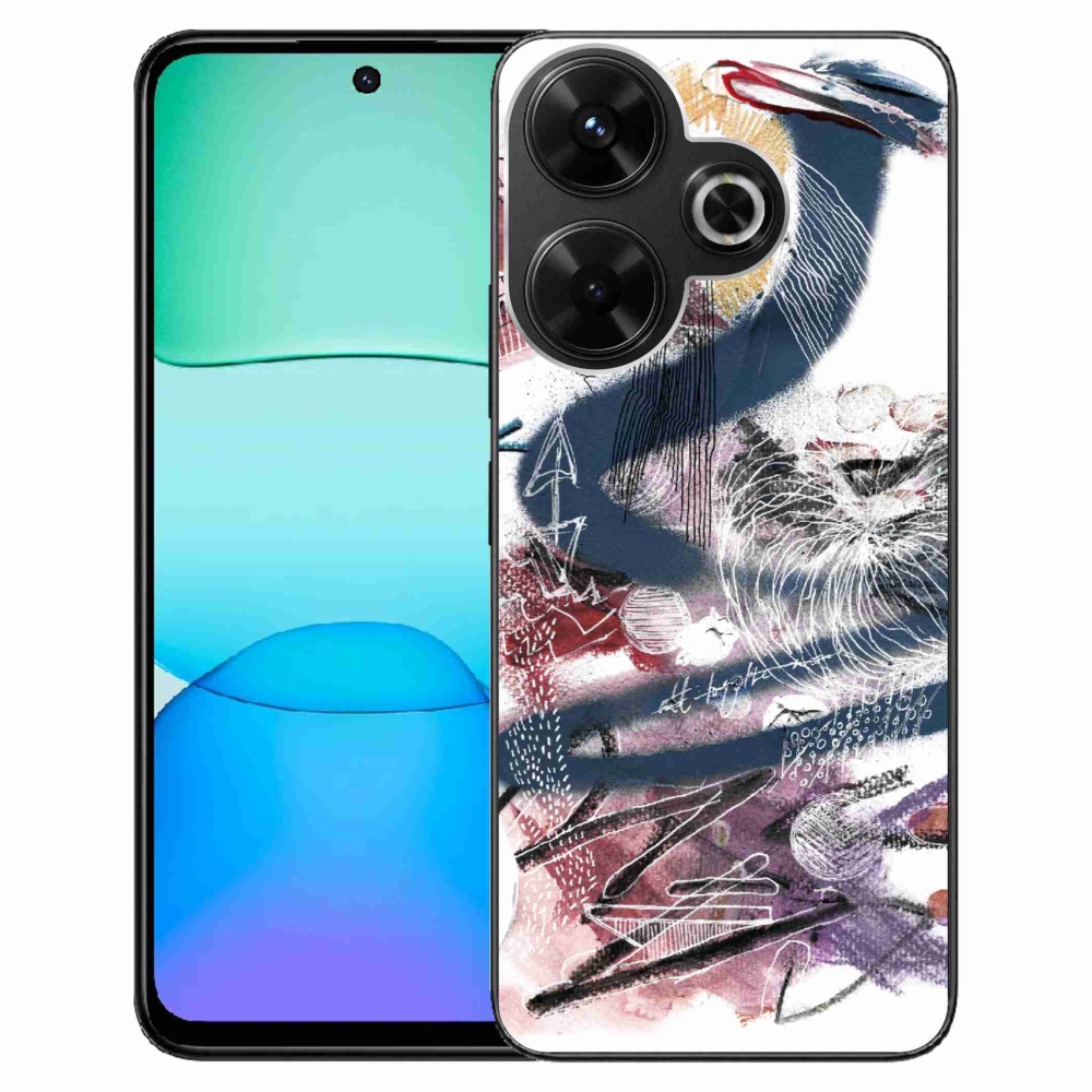 Gél borítás mmCase a Xiaomi Redmi 13 4G/Poco M6 4G számára - absztrakt motívum 28