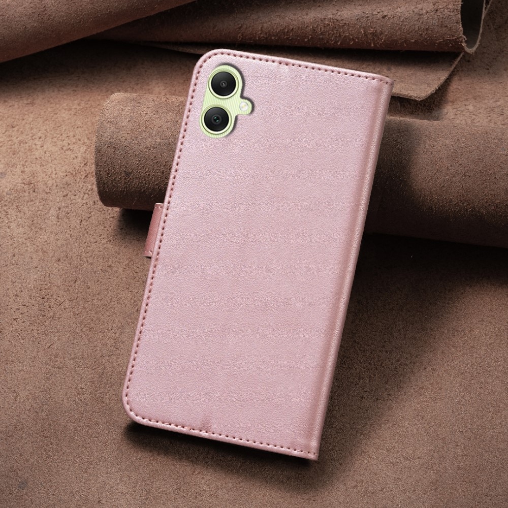 Clover könyv tok Samsung Galaxy A06 4G készülékhez - rózsaarany