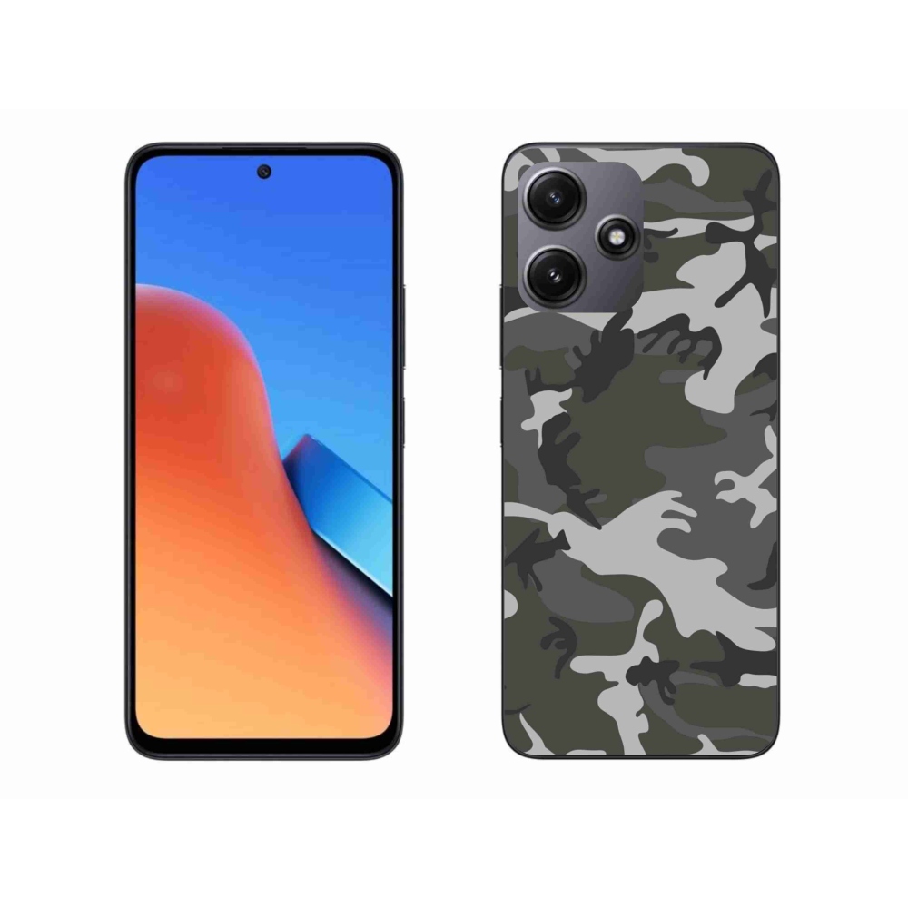 Gél borítás mmCase a Xiaomi Redmi 12 5G-hez - álcázó minta