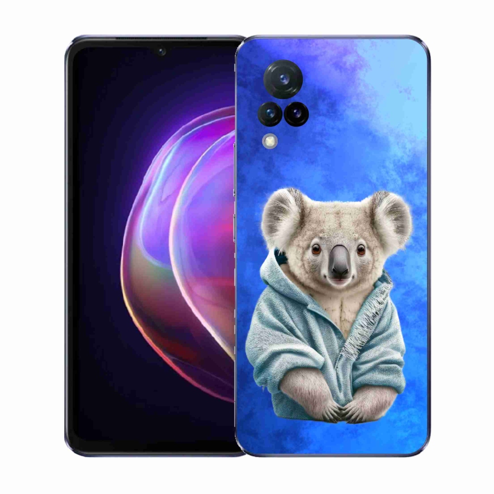 Gél borítás mmCase a Vivo V21 4G/5G készülékhez - koala pulóverben