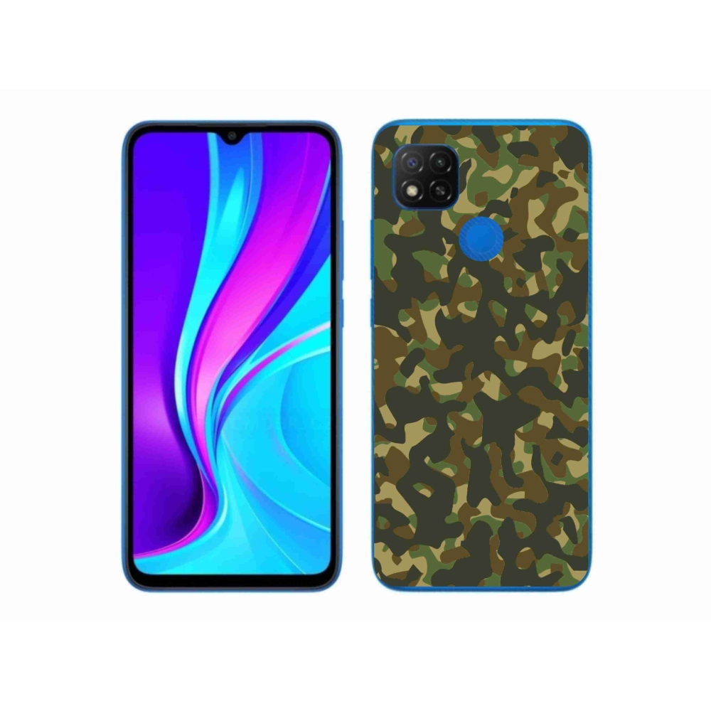 Gél borítás mmCase a Xiaomi Redmi 9C-hez - terepszínű minta 1