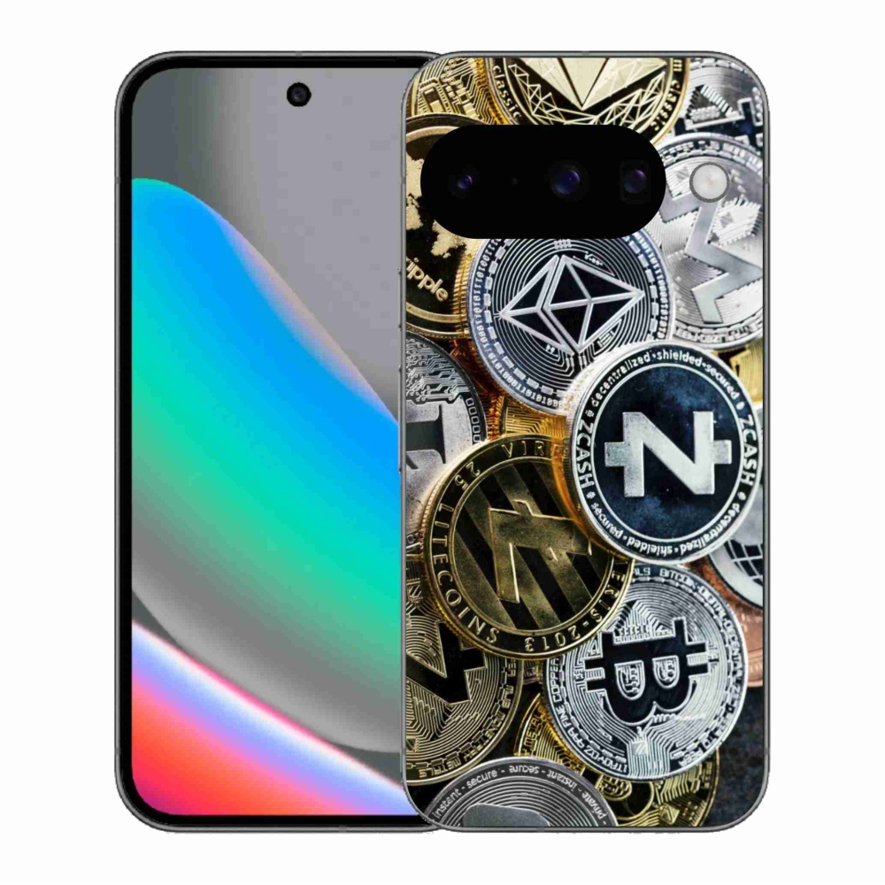 Gél borítás mmCase a Google Pixel 10 számára - kriptovaluták