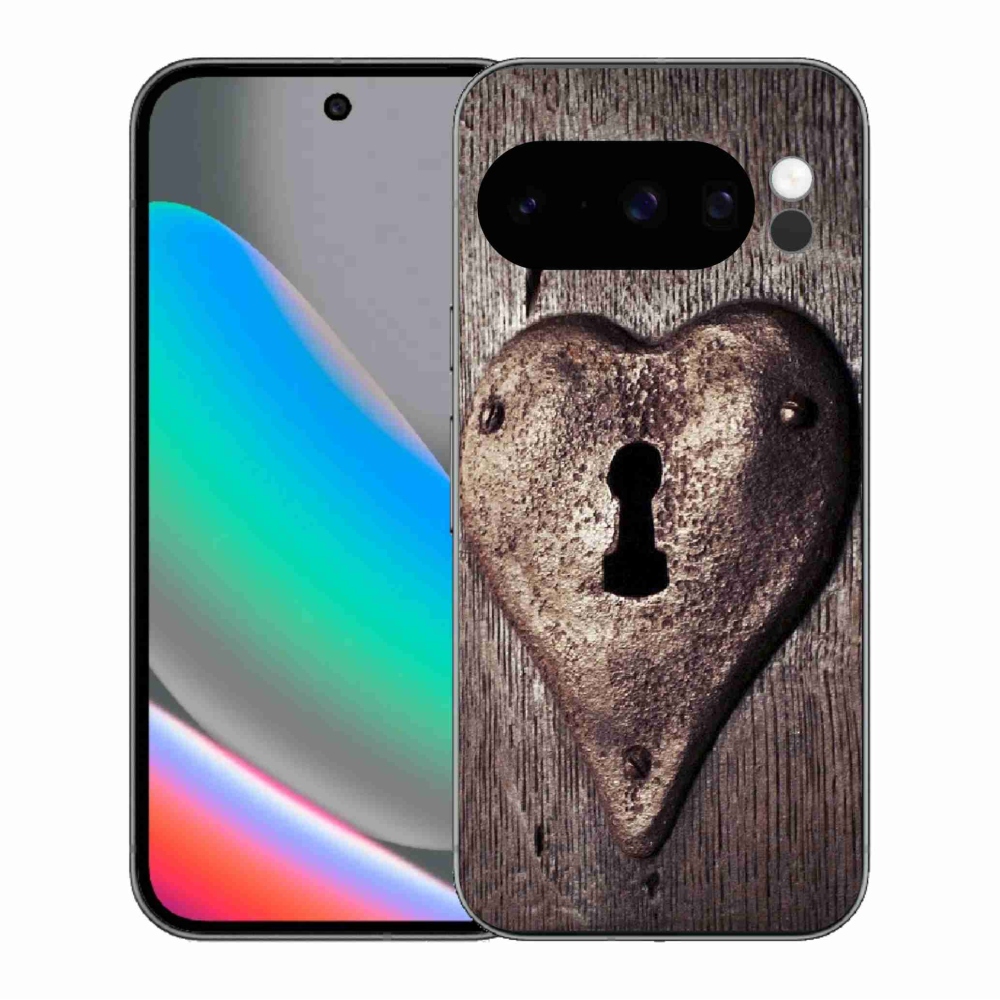 Zselés borítás mmCase a Google Pixel 10 Pro számára - szív alakú zár