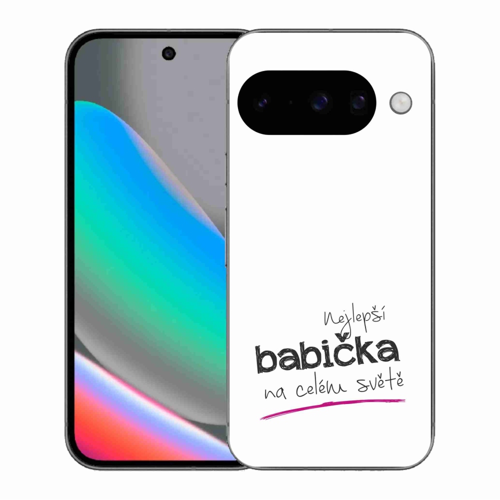 Gél borítás mmCase a Google Pixel 10 - Legjobb nagyi 4 fehér háttérrel