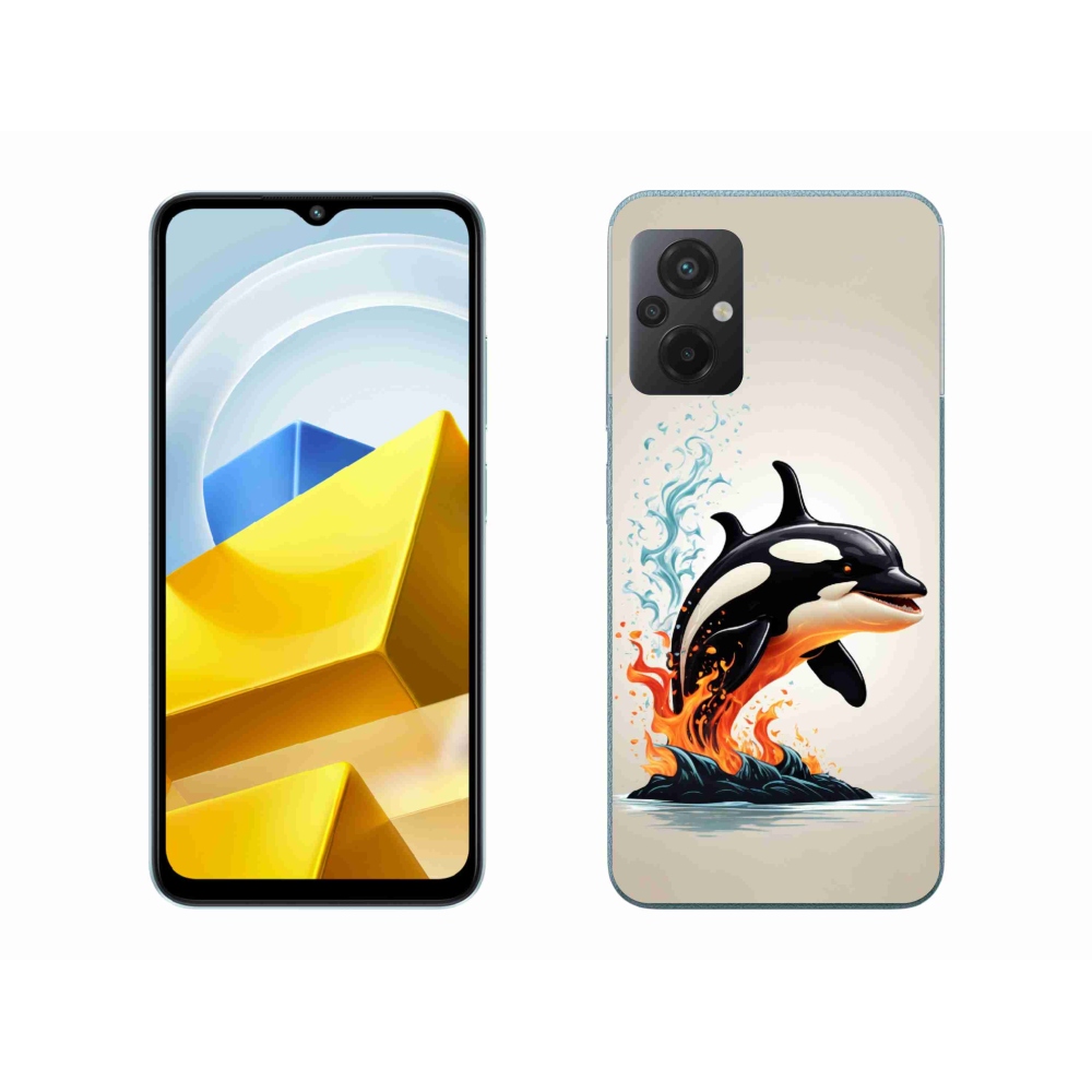 Gél borítás mmCase a Xiaomi Poco M5 4G-hez - írisz