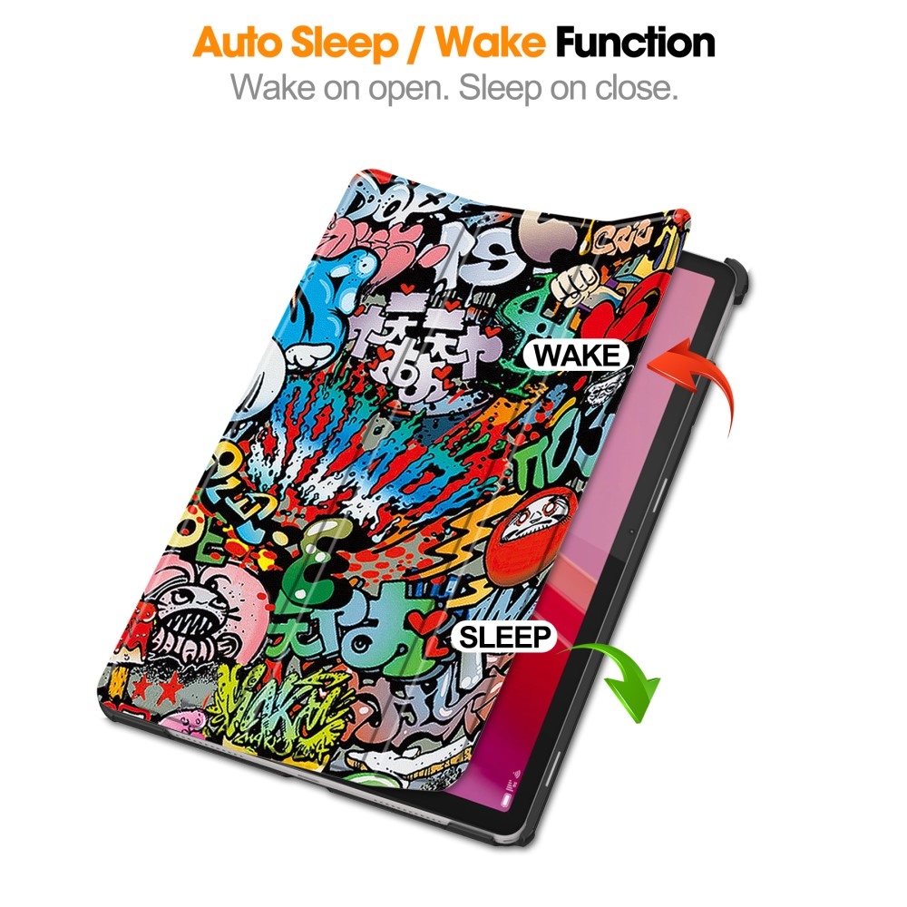 Nyomtatás intelligens záró tok Lenovo Tab M11/Tab K11 - graffiti