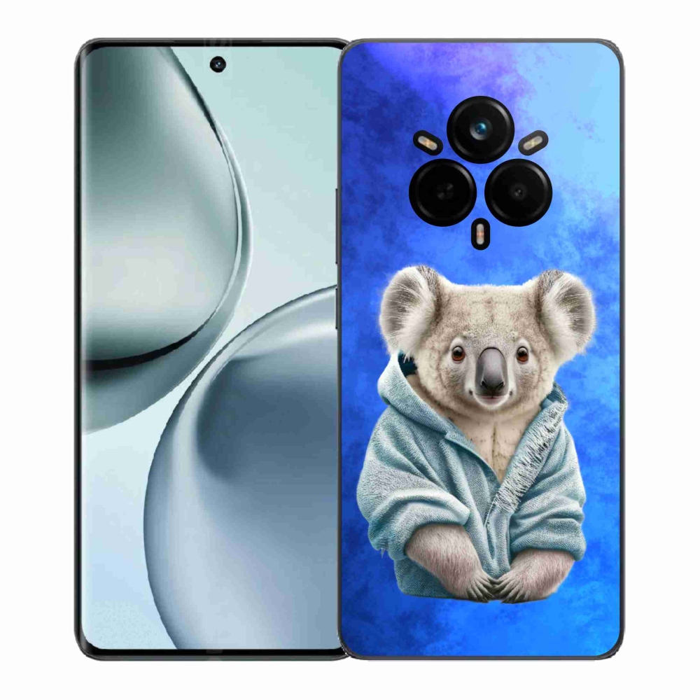 Gél borítás mmCase a Realme 14 Pro+ 5G számára - koala pulóverben