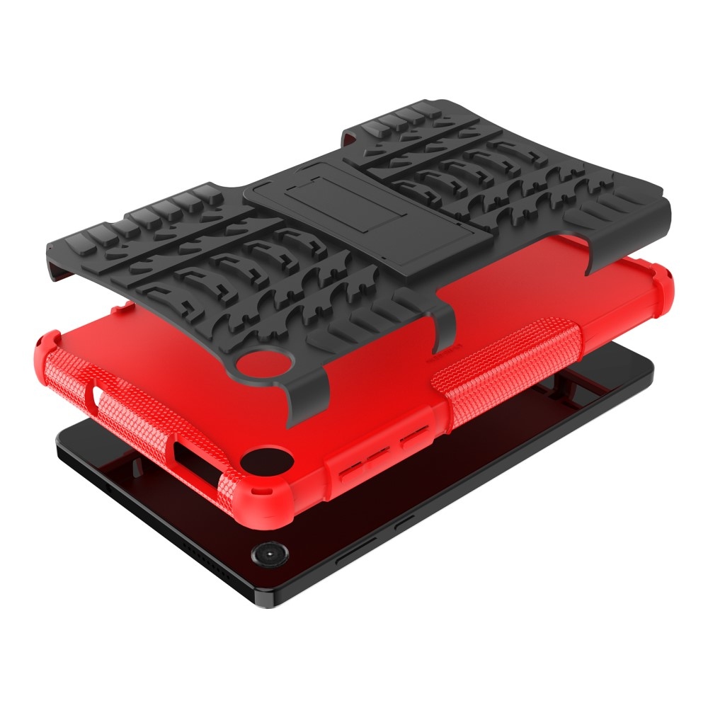 Rúgásálló hibrid borítás Lenovo Tab M8 4. generációs (2024) Lenovo Tab M8-hoz - piros