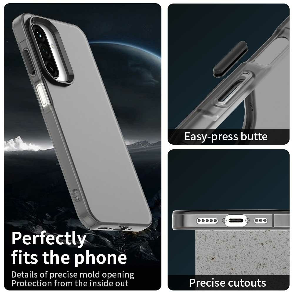 Candy matt zselés tok Samsung Galaxy A26 5G - fekete