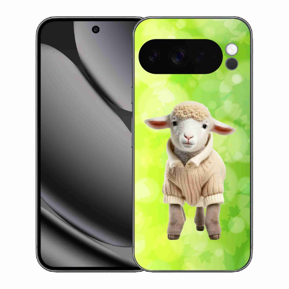 Gél borítás mmCase a Google Pixel 10 Pro XL-hez - bárány pulóverben