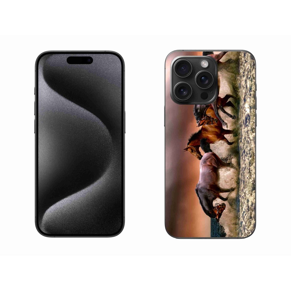 Gél tok mmCase iPhone 15 Pro Max készülékhez - ló 1