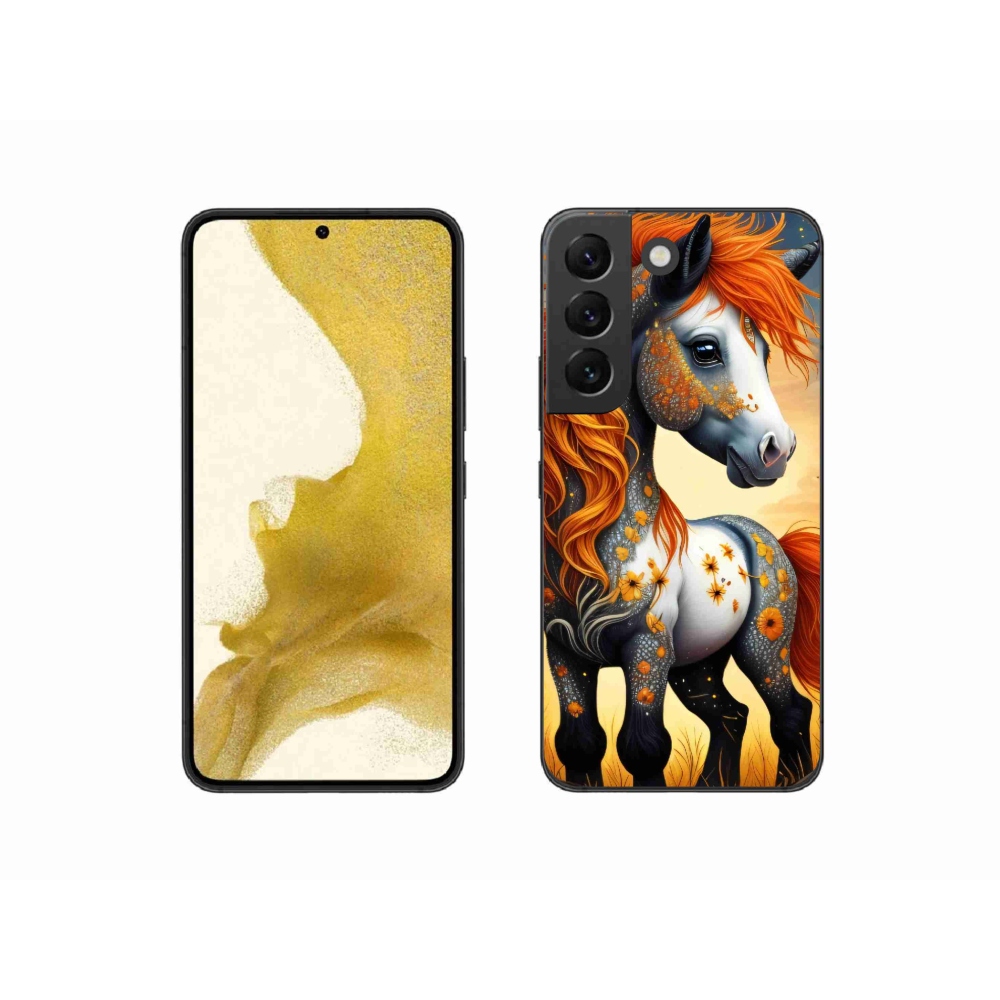 Zselés borítás mmCase Samsung Galaxy S22 5G - színes póni