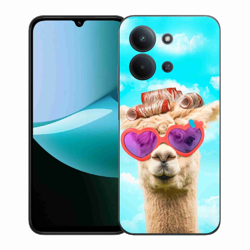 Gél borítás mmCase a Xiaomi Redmi 15C 4G (171mm)/Poco C85 4G (171mm) - láma szemüveggel