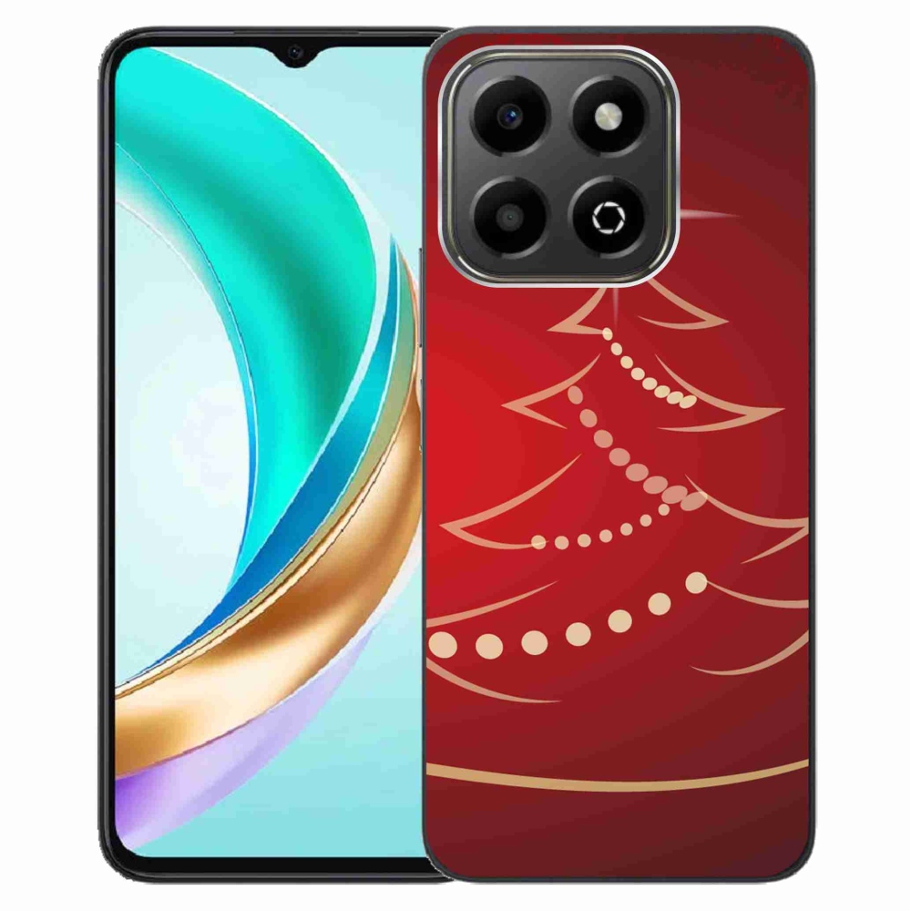 Gél borítás mmCase a Honor X6b számára - karácsonyfa karikatúra