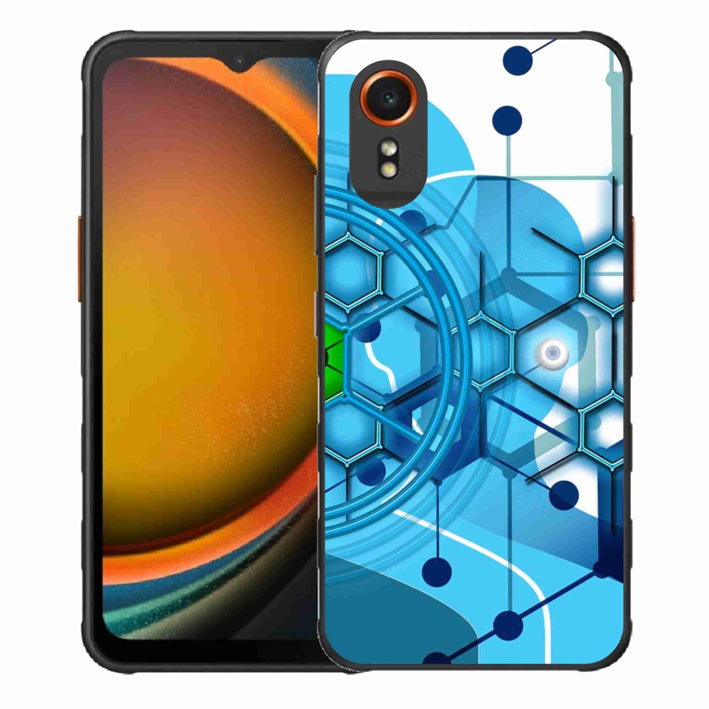 Gél borítás mmCase Samsung Galaxy Xcover 7 készülékhez - absztrakt minta 2