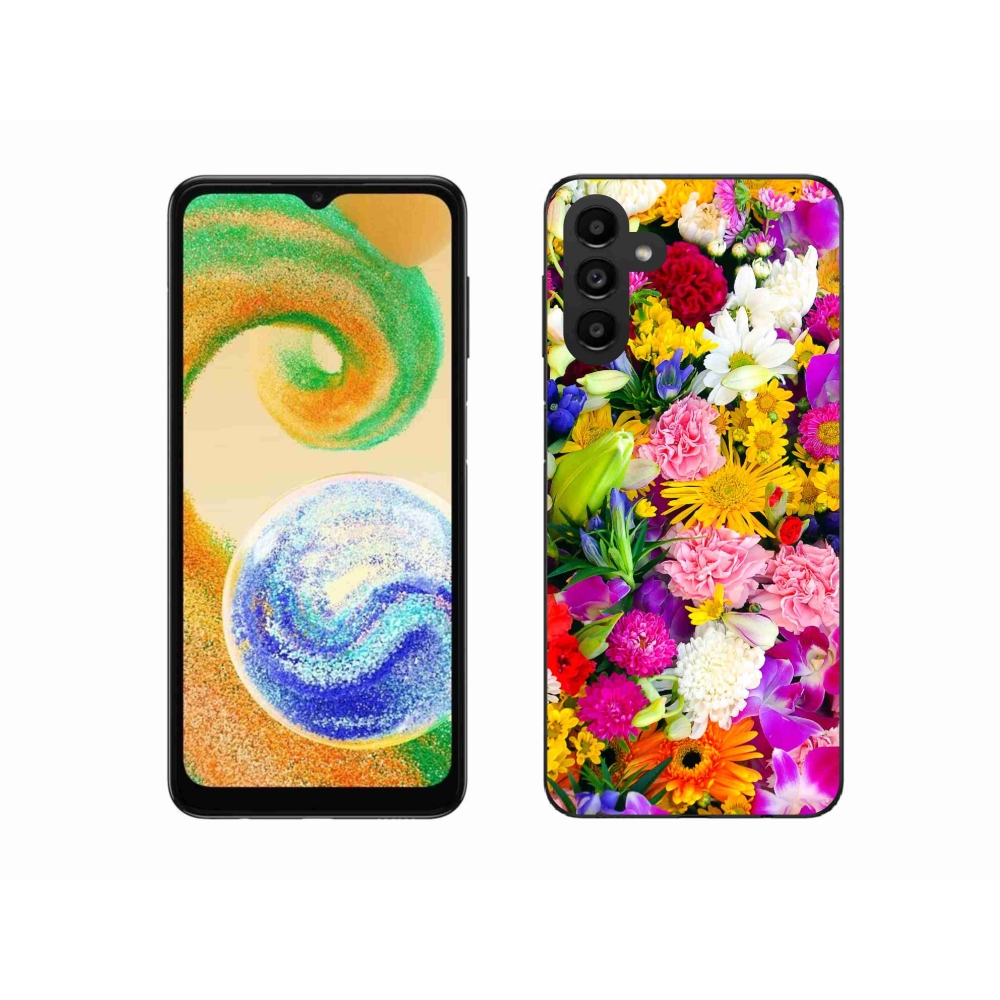 Zselés borítás mmCase Samsung Galaxy A04s (164.7x76.7x9.1mm) - virágok 12