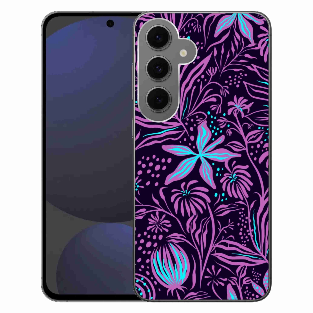 Gél védőhuzat mmCase Samsung Galaxy S24 FE - virágok 2