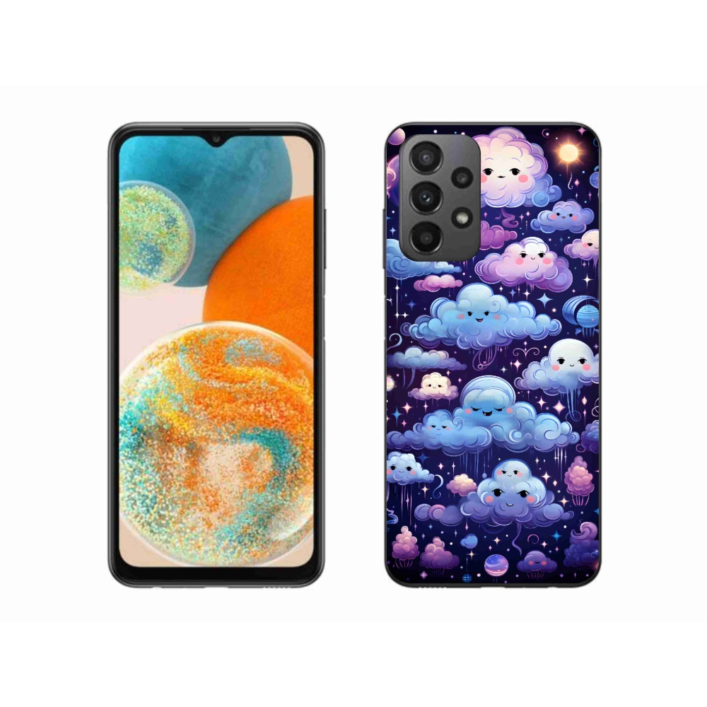 Gél borítás mmCase Samsung Galaxy A23 4G/5G - felhők