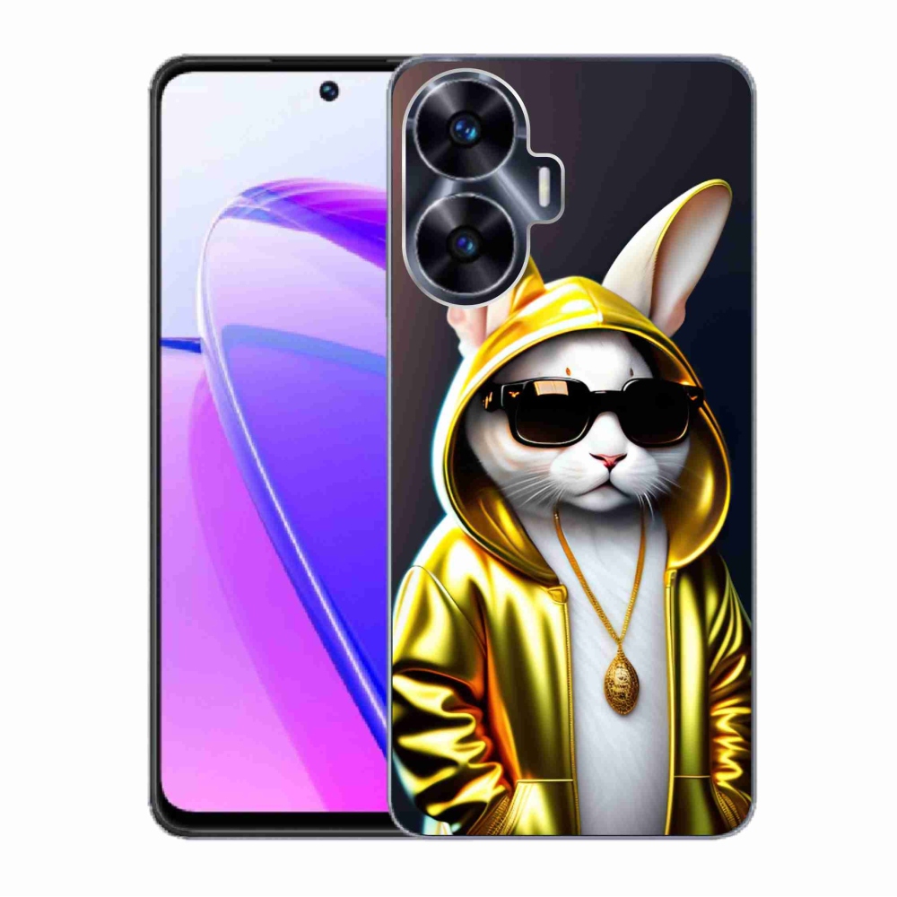 Zselés borítás mmCase a Realme C55 készülékhez - cat boss