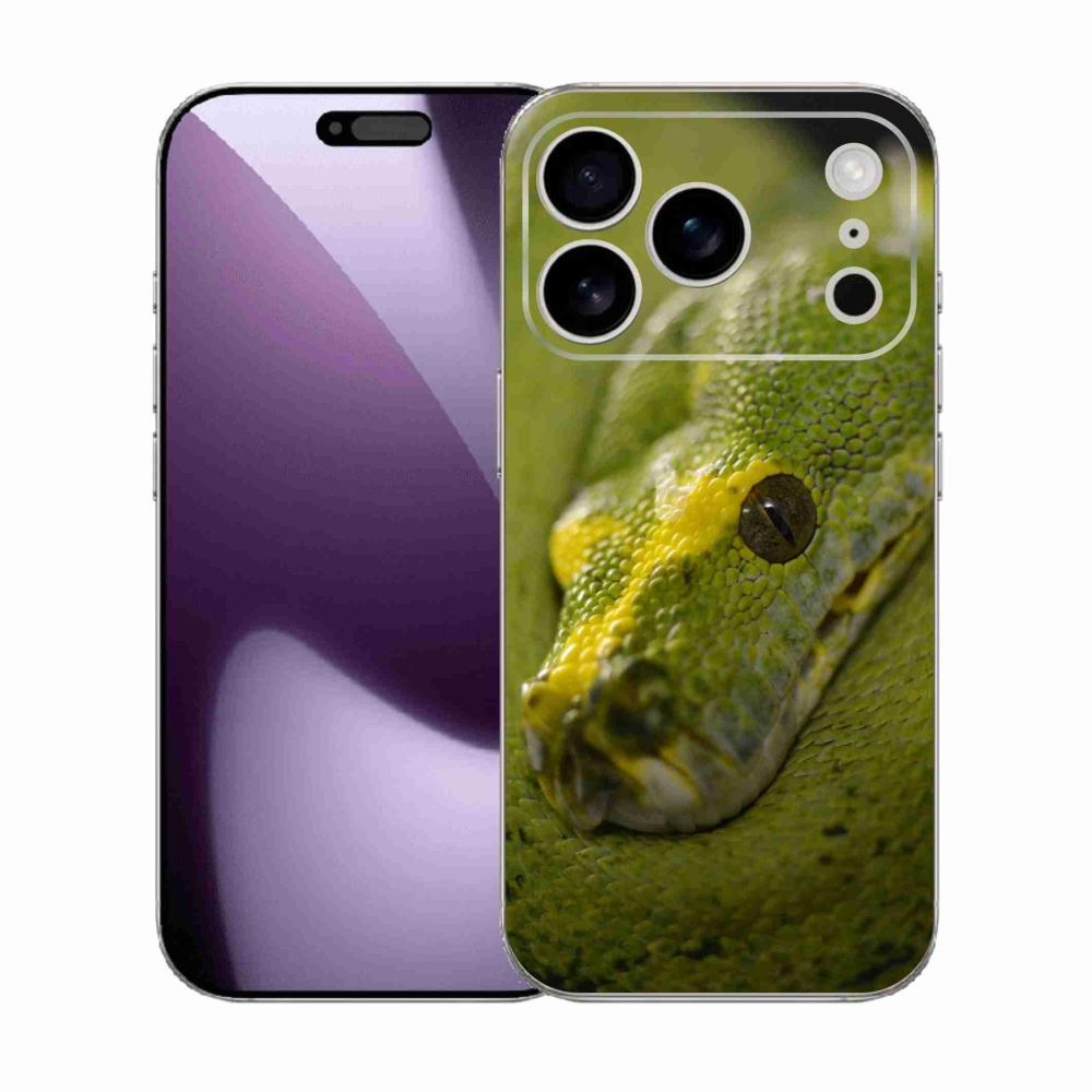 Zselés borítás mmCase iPhone 17 Pro készülékhez - kígyó 2