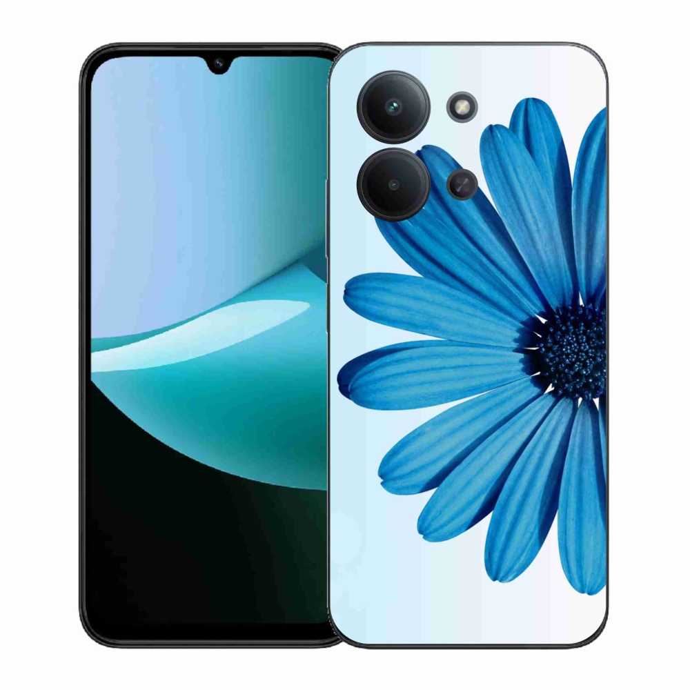 Gél védőburkolat mmCase a Xiaomi Redmi 15C 4G (171mm)/Poco C85 4G (171mm) - kék margaréta