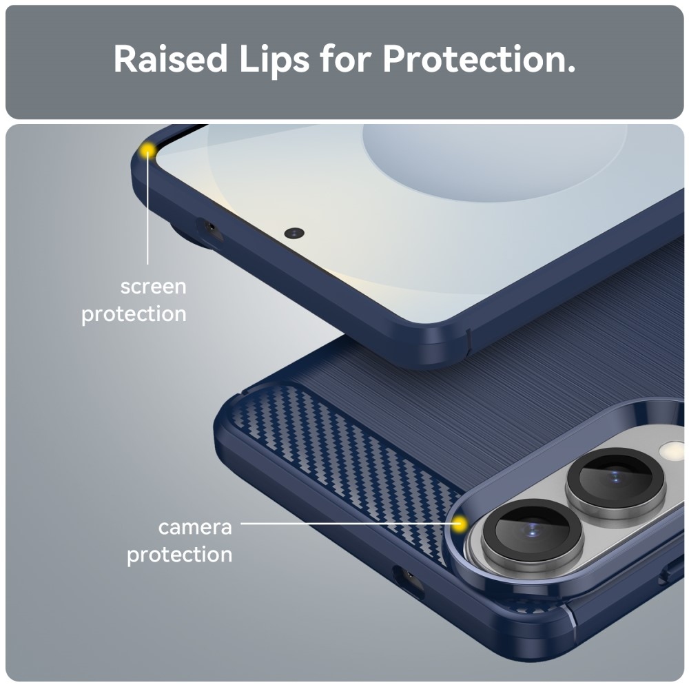 Szénálló zselés tok Samsung Galaxy S25 Edge készülékhez - kék