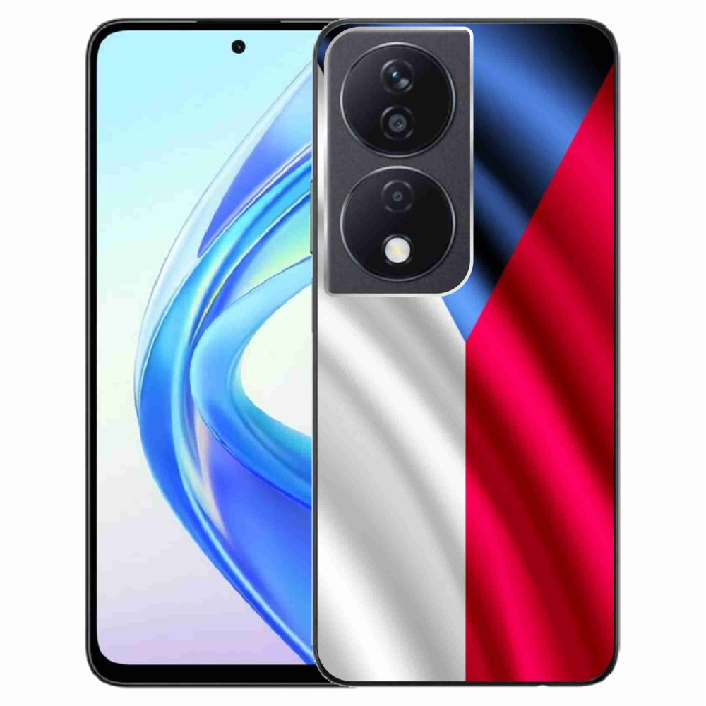 Zselés borítás mmCase a Honor X7b/Honor 90 Smart - cseh zászlóhoz