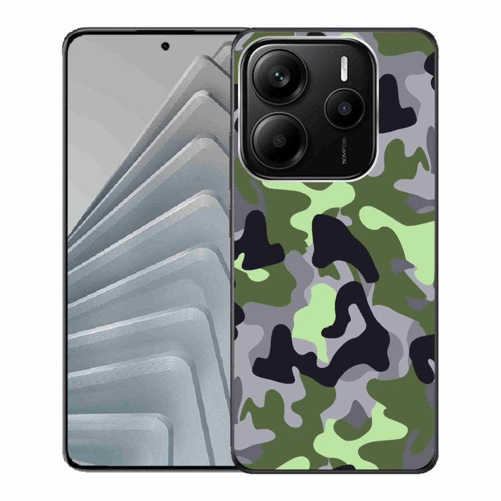 Gél borítás mmCase a Xiaomi Redmi Note 14 5G-hez - álcázó minta 7