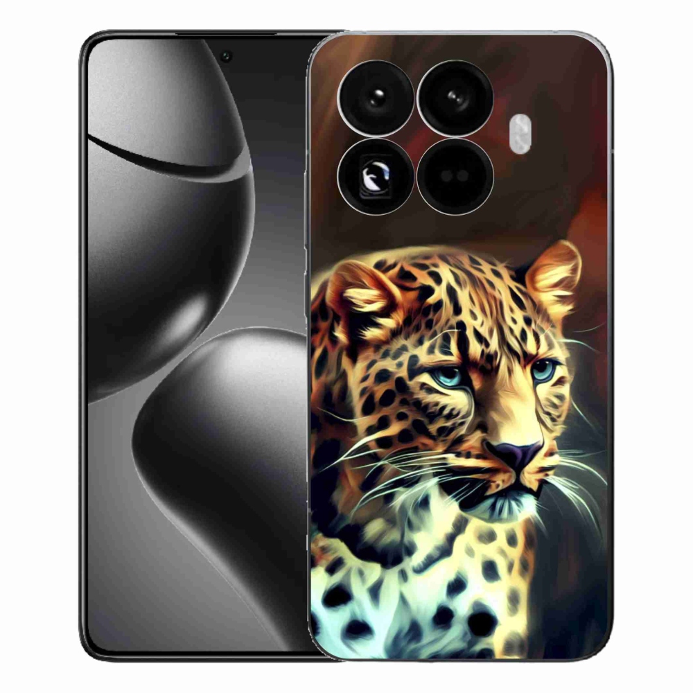 Zselés borítás mmCase a Xiaomi 15T Pro számára - leopárd