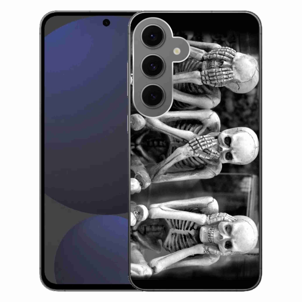 Zselés borítás mmCase Samsung Galaxy S24 FE - csontvázakhoz