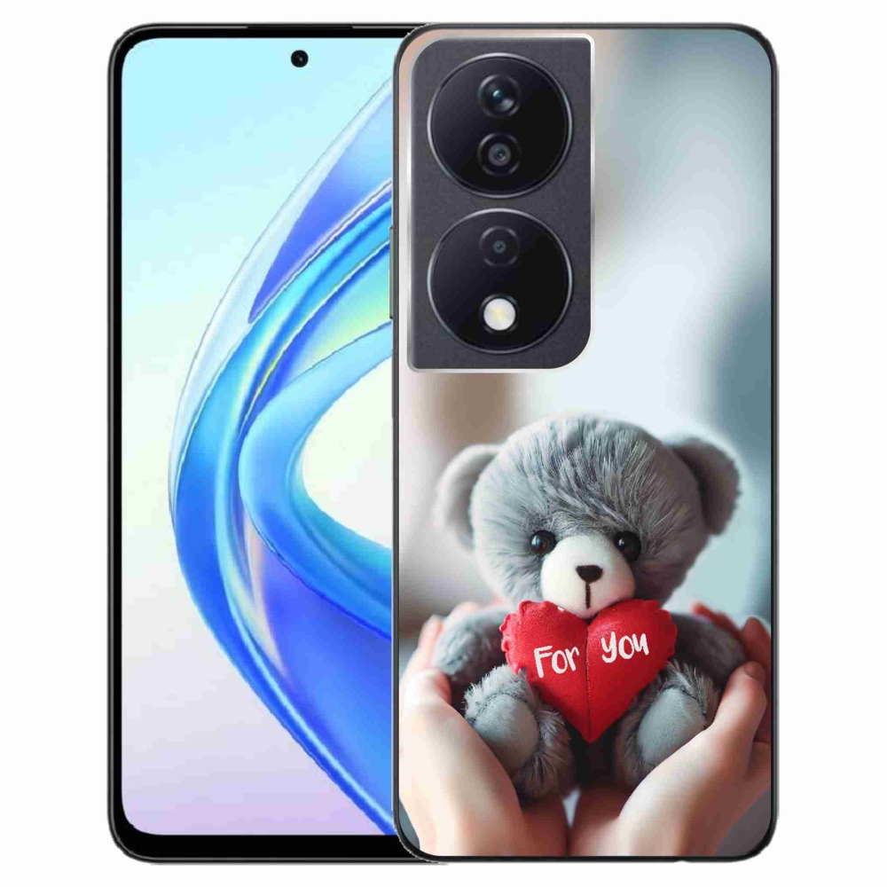 Gél borítás mmCase a Honor X7b/Honor 90 Smart készülékhez - mackó a szerelmeseknek