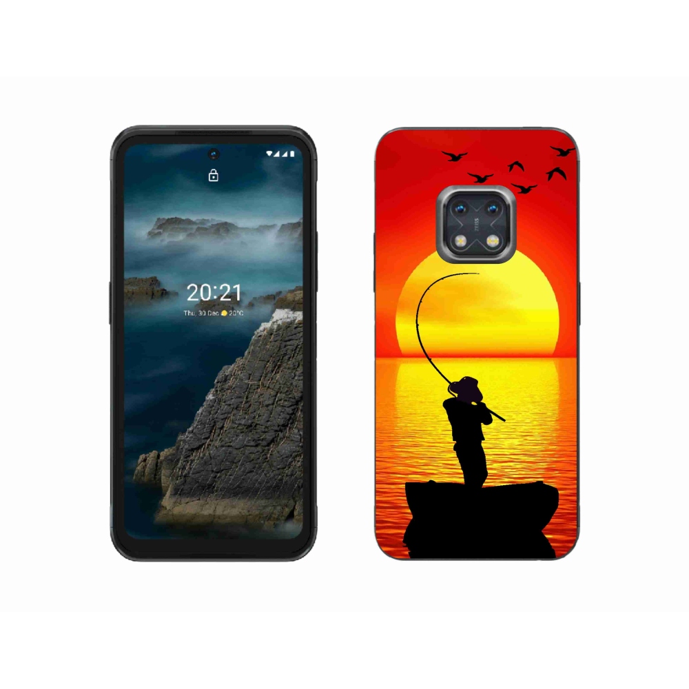 Zselés borítás mmCase a Nokia XR20 készülékhez - horgászat