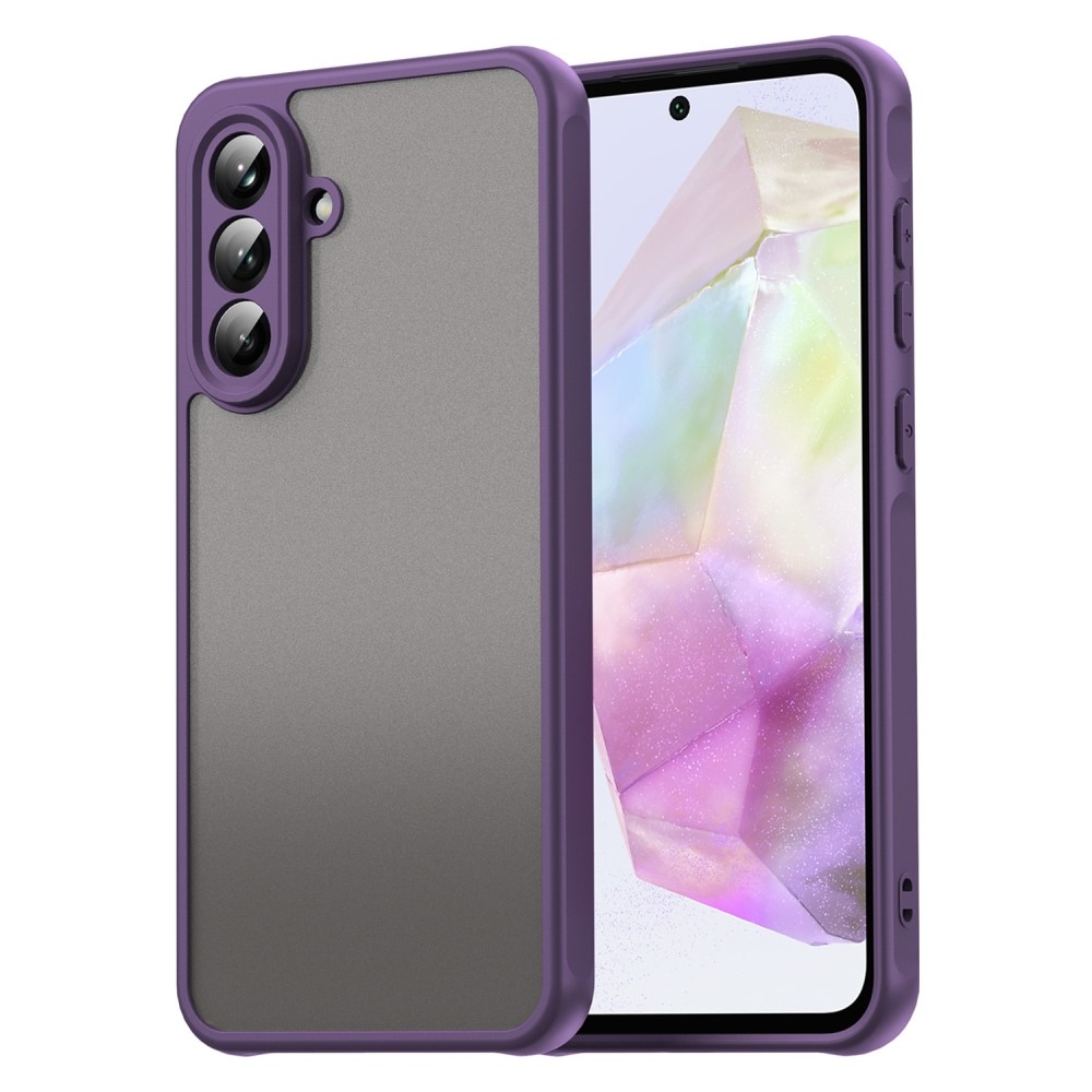 Zselés tok kemény hátlappal Samsung Galaxy A36 5G - lila