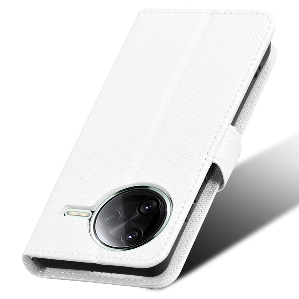 Gyémánt könyv tok a Xiaomi Poco F7 Pro 5G/Poco F7 Ultra 5G készülékhez - fehér