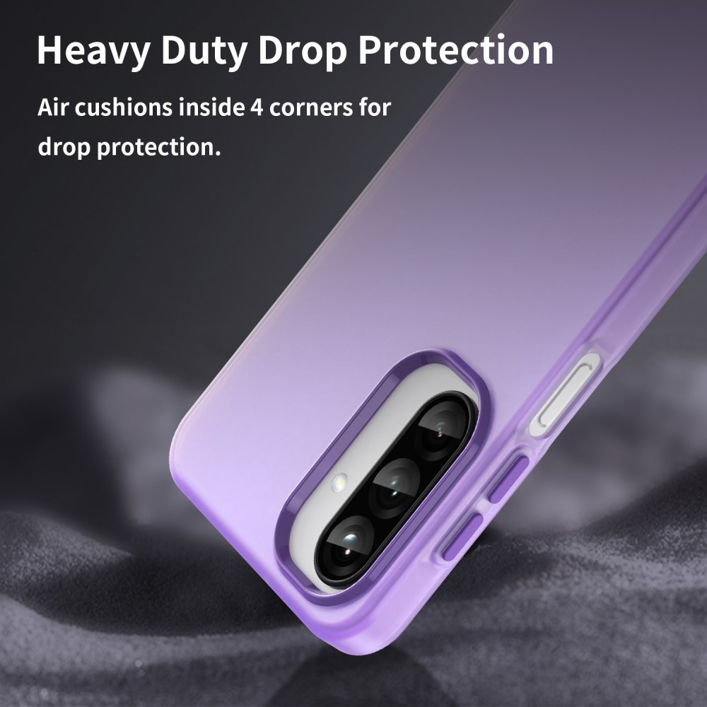 Candys matt zselés tok Samsung Galaxy A26 5G - lila